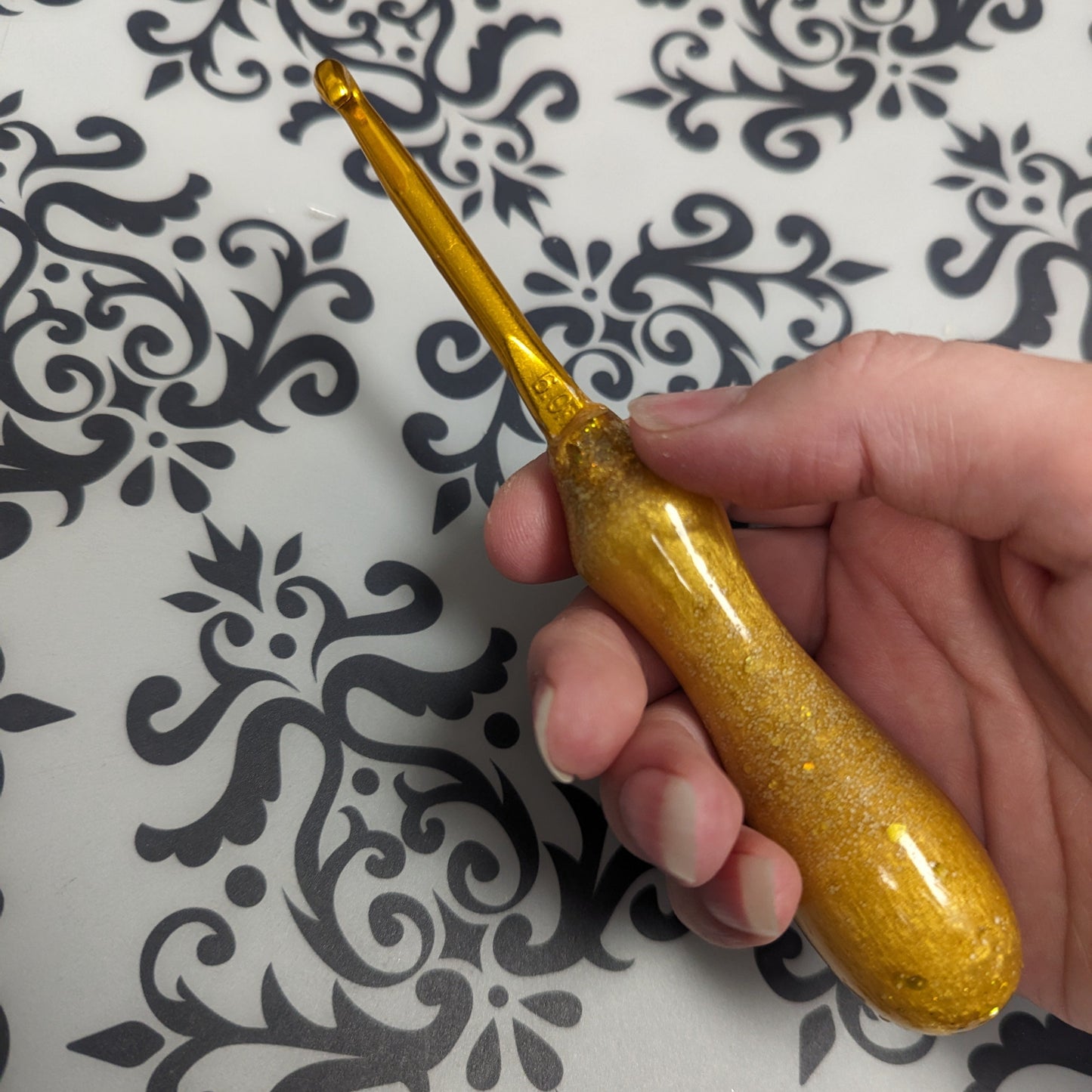 FyberHook Resin Handle Crochet Hook