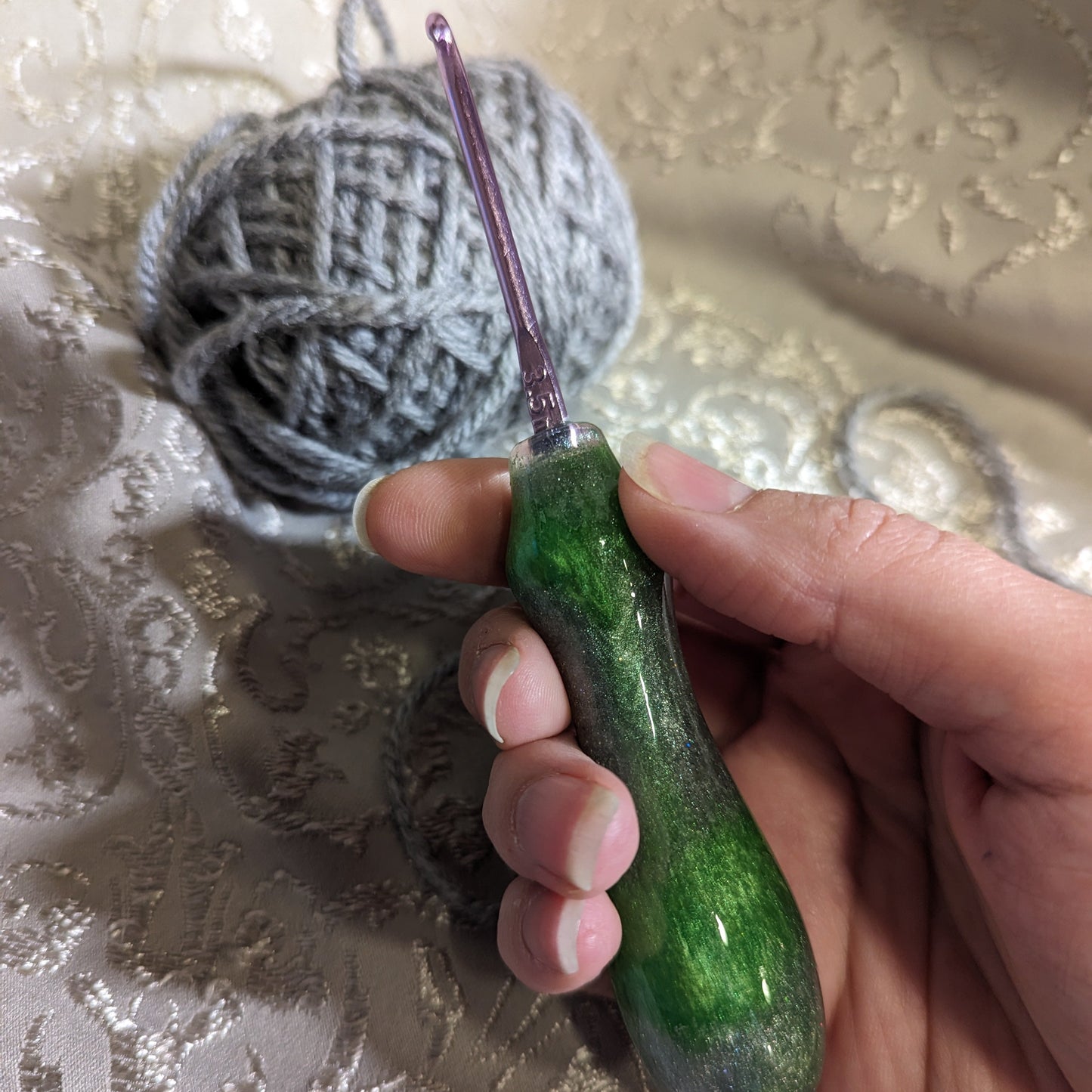 FyberHook Resin Handle Crochet Hook