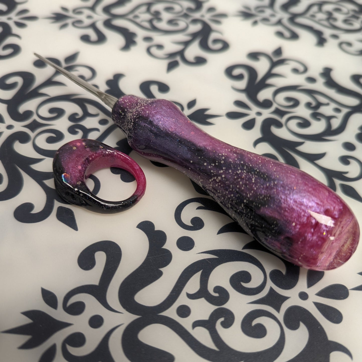 FyberHook Resin Handle Crochet Hook