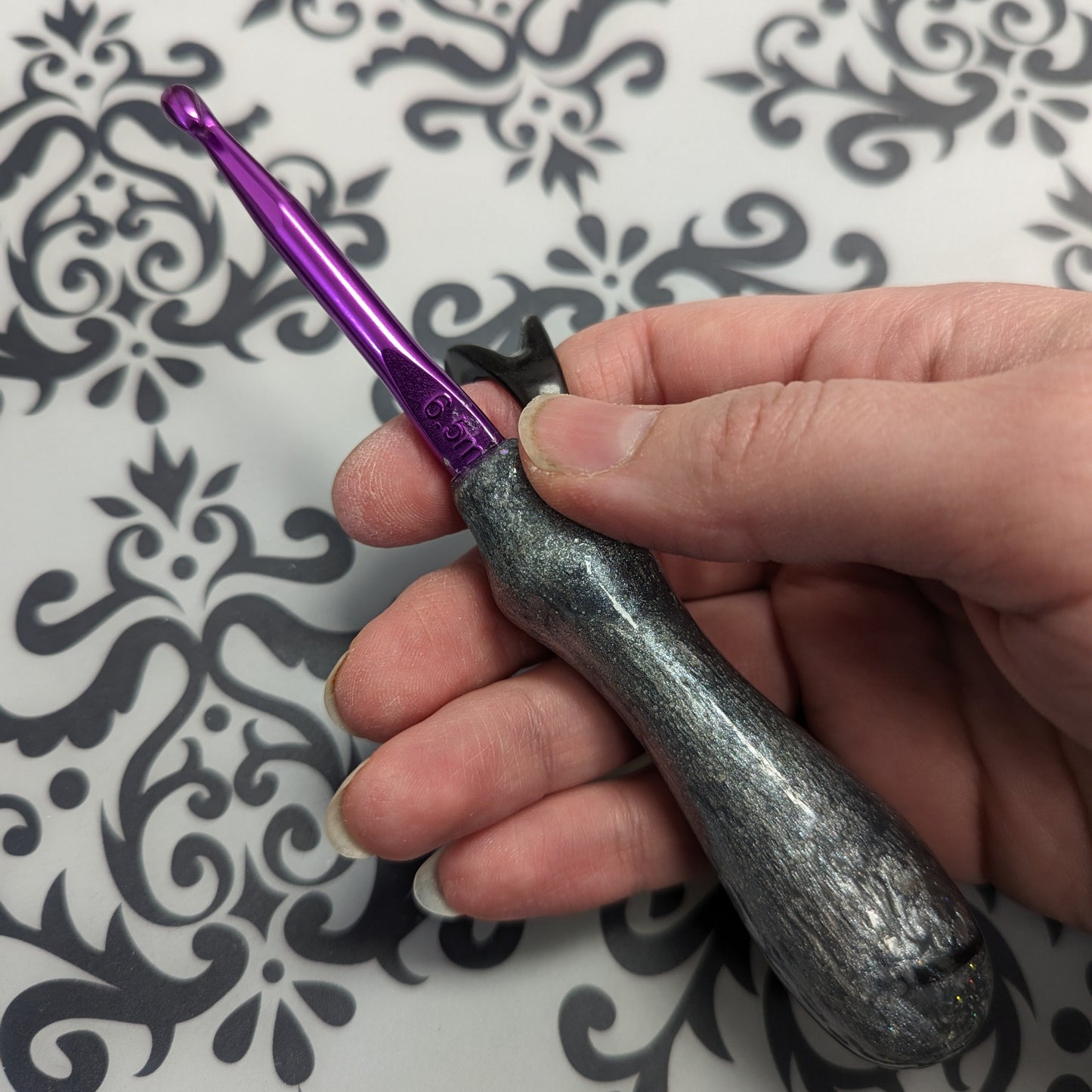 FyberHook Resin Handle Crochet Hook