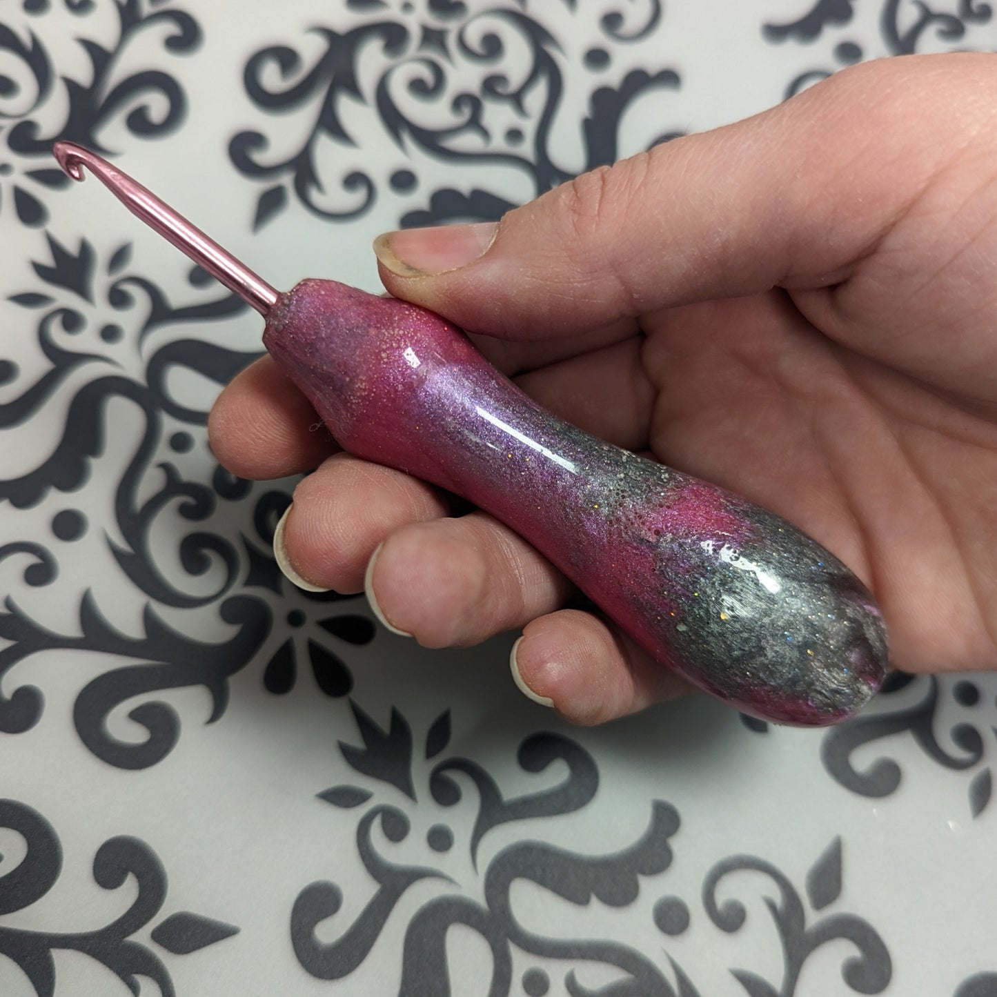 FyberHook Resin Handle Crochet Hook