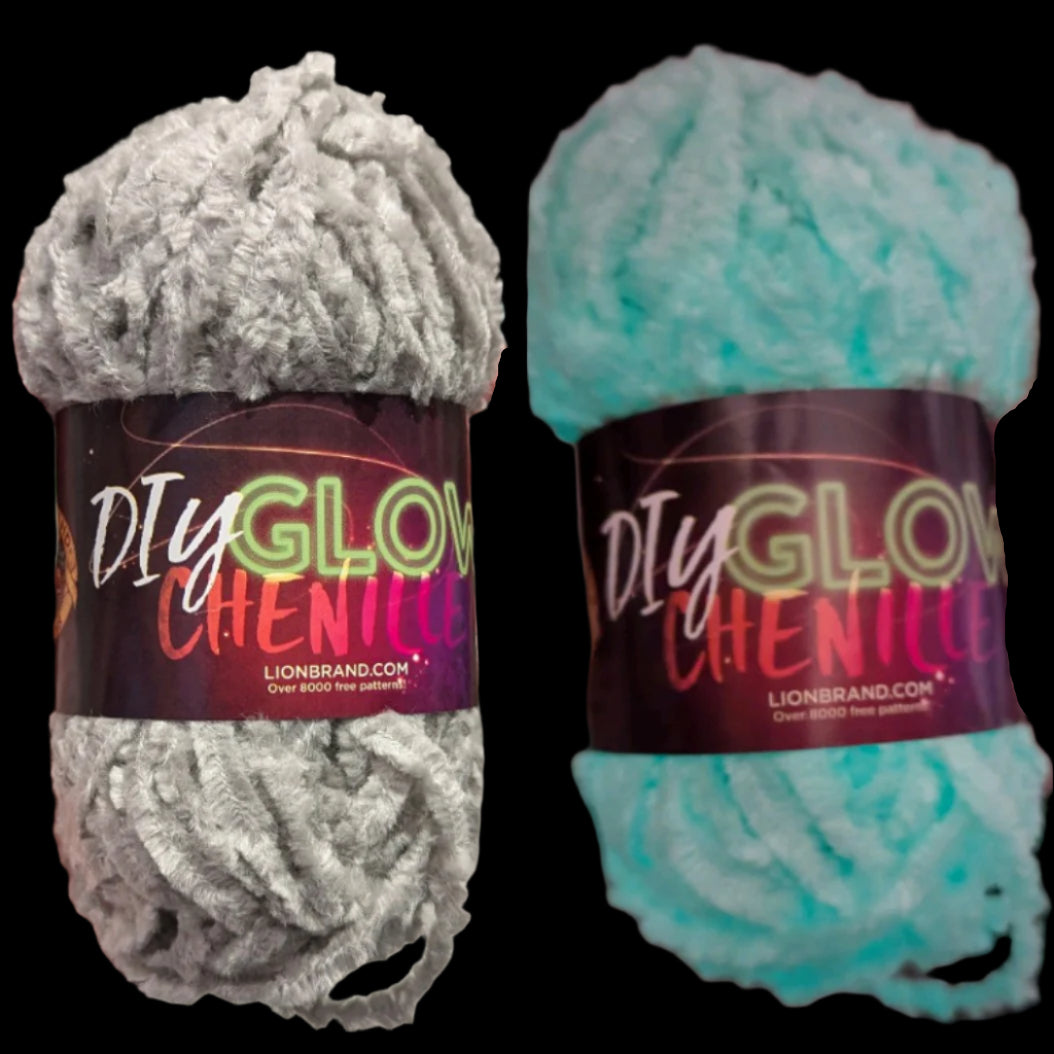 Lion Brand DIY Glow Chenille Yarn