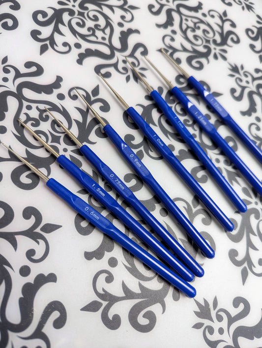 8 blue small hook set