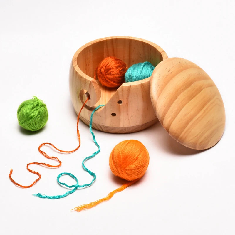 Wooden Yarn Bowl