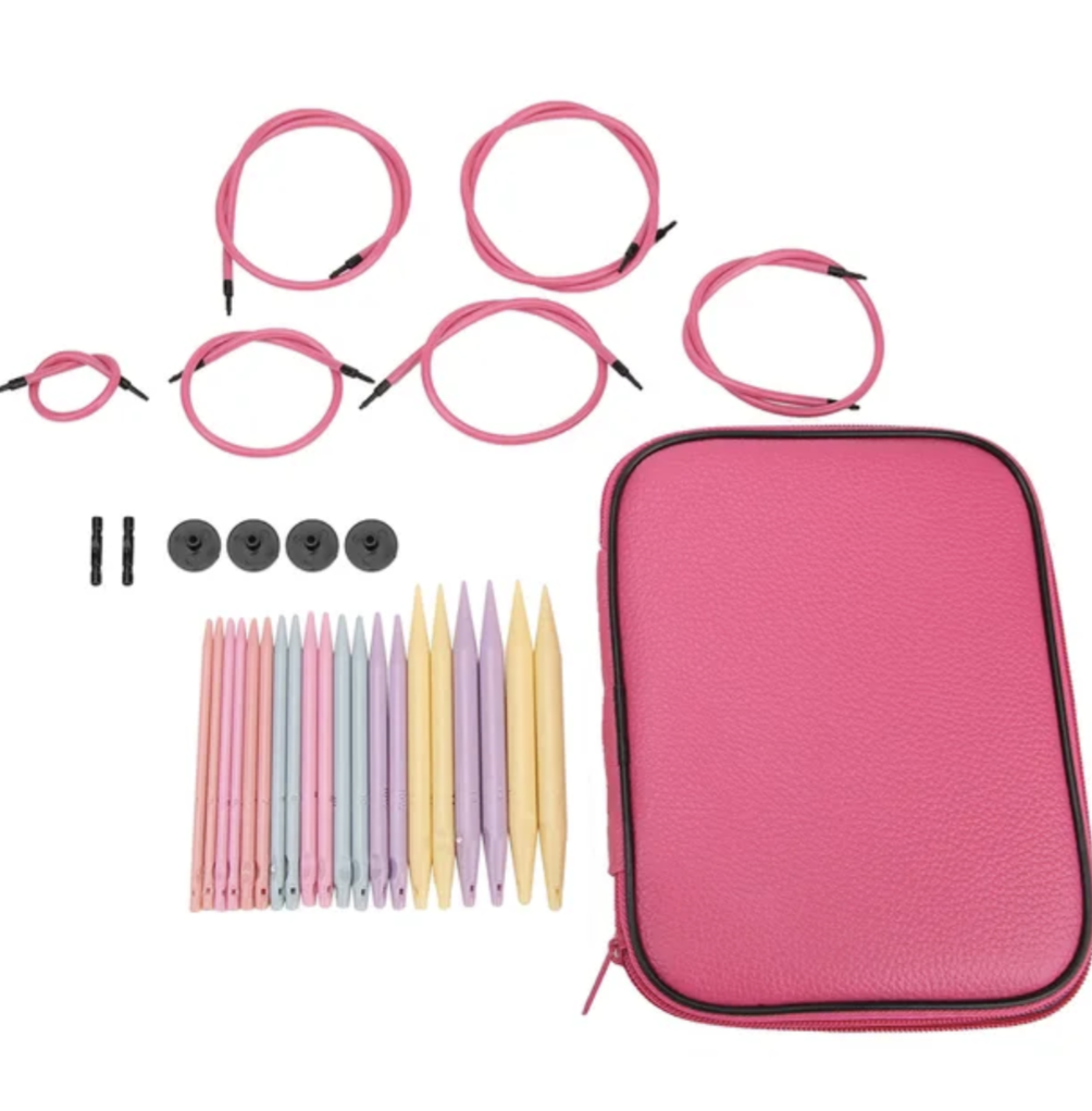 Interchangeable Knitting Needle set, Plastic