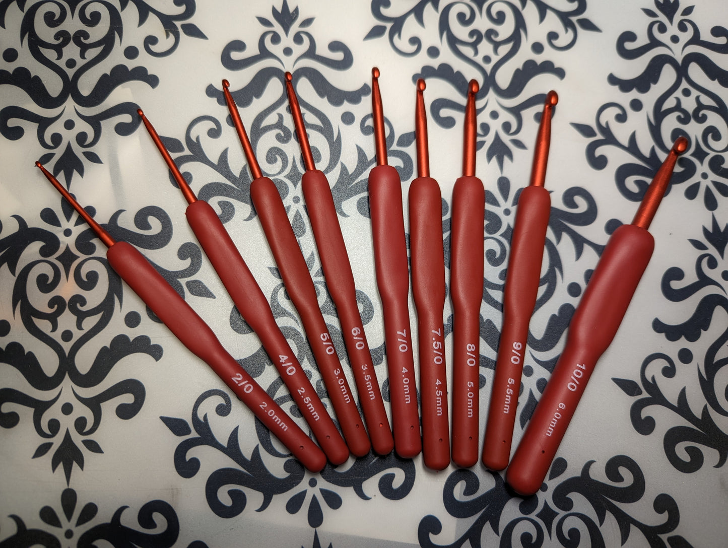 Crochet hooks with Silicone Handle